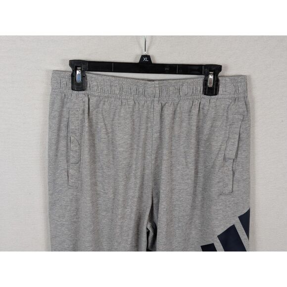 Adidas Essentials Performance Logo Track Pants Cuffed Gray Men's Size Large - Picture 2 of 14
